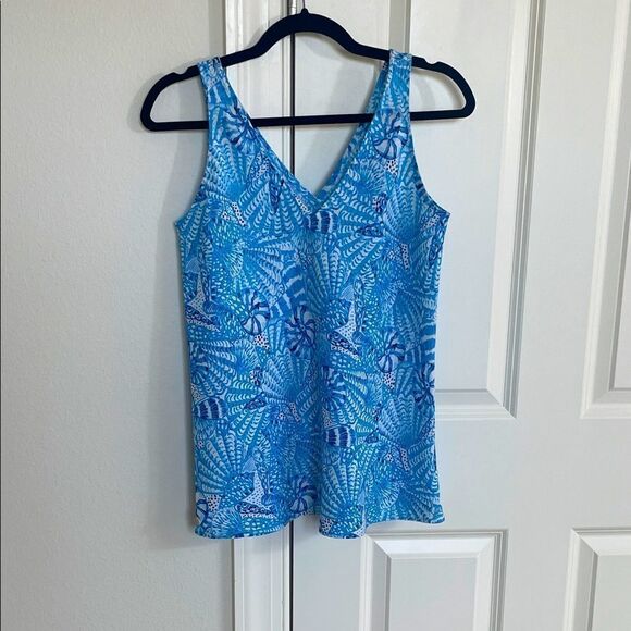 Lilly Pulitzer Tops - Lilly Pulitzer Florin Sleeveless Linen Top